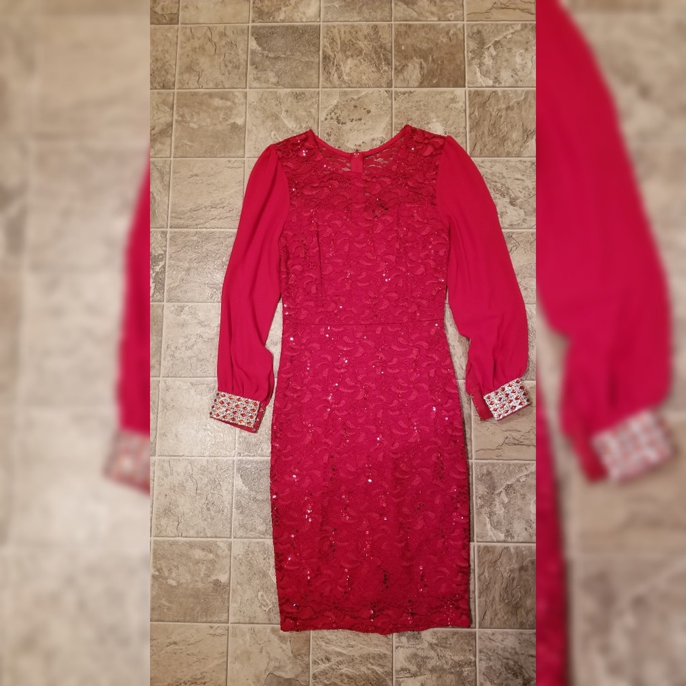 Red dress